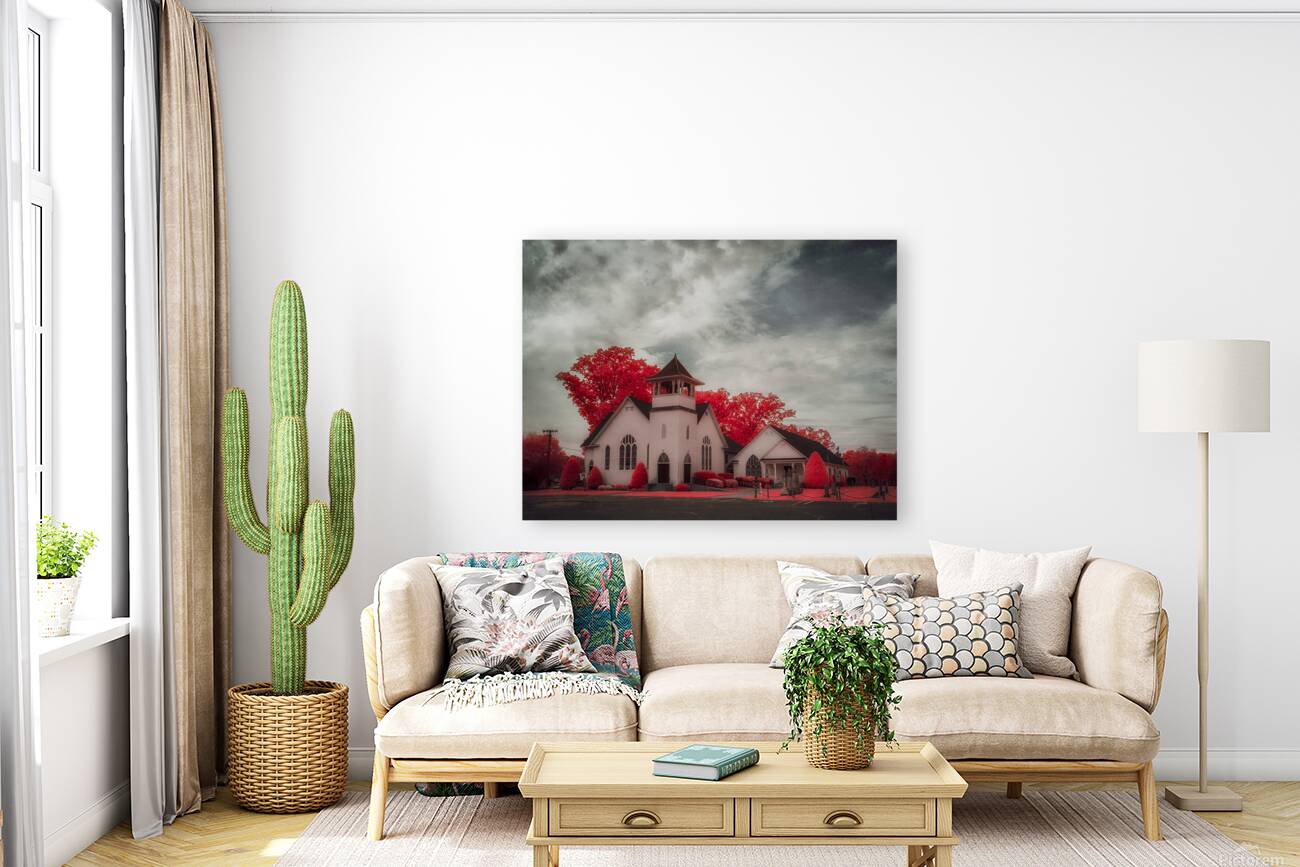 Spiritual Splendor   Crimson Steeple Reproduction