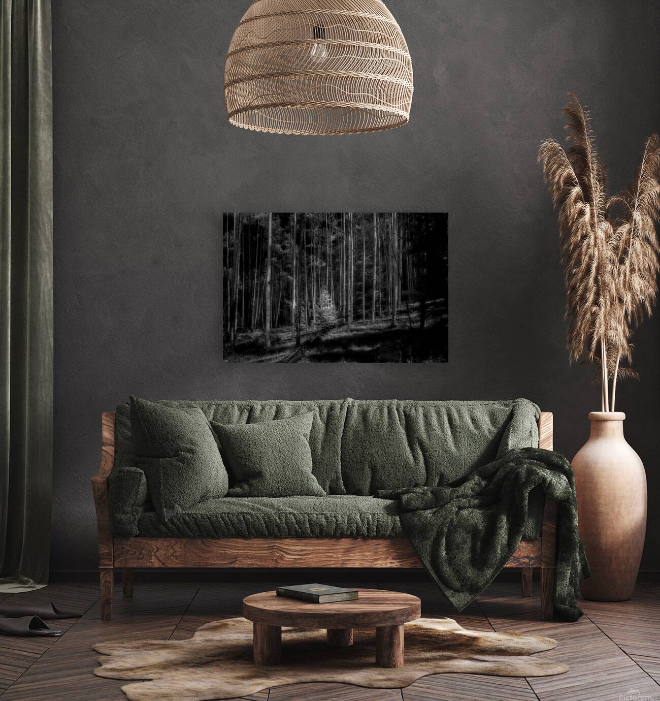 Infrared Luminescence on Artist Road Reproduction