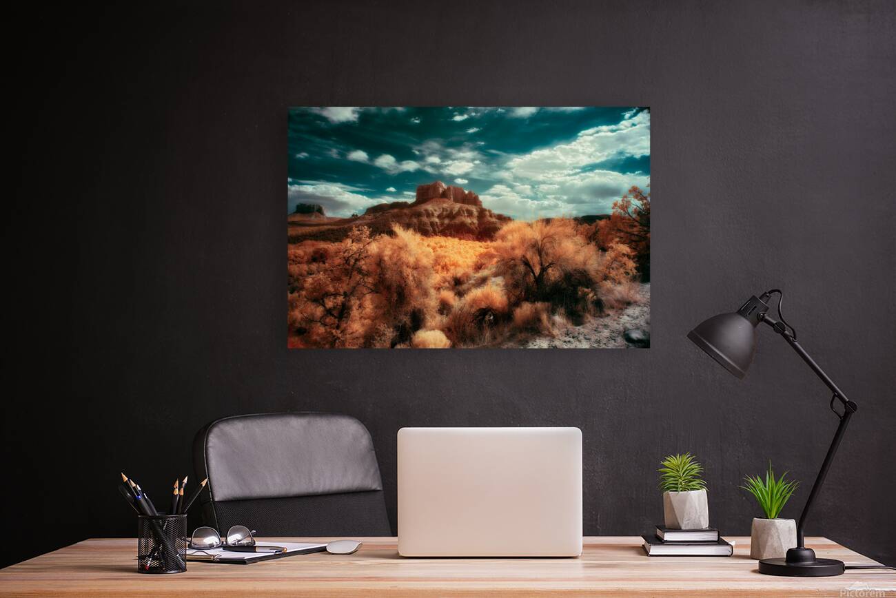 Ethereal Landscape Under Painted Skies Reproduction