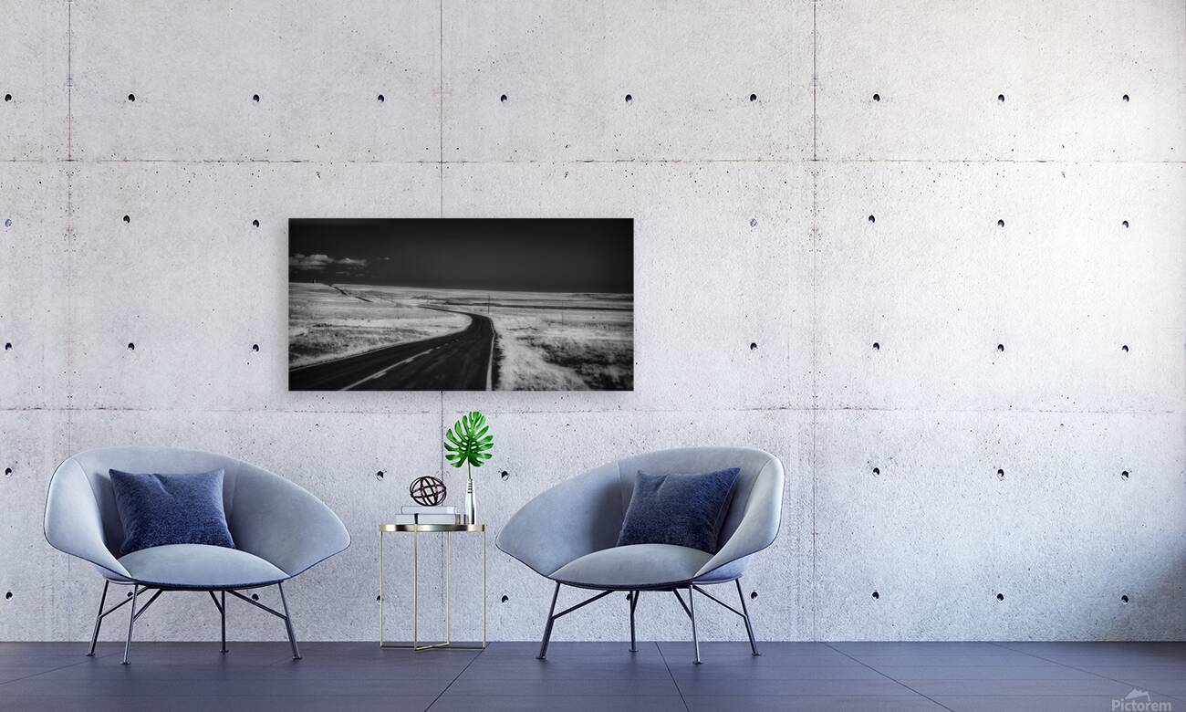 Long Black Road Reproduction