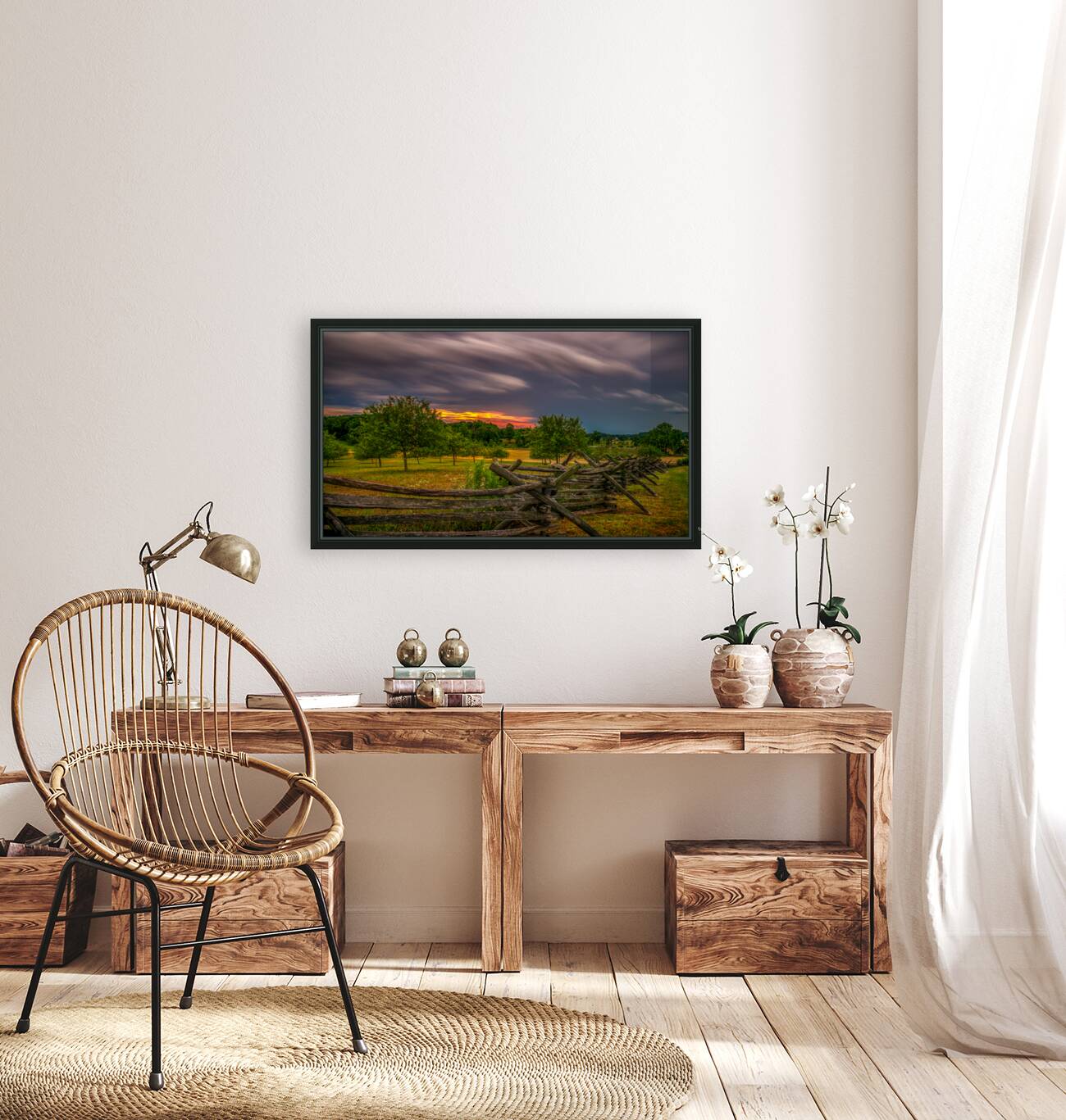 Peach Orchard Storm Reproduction