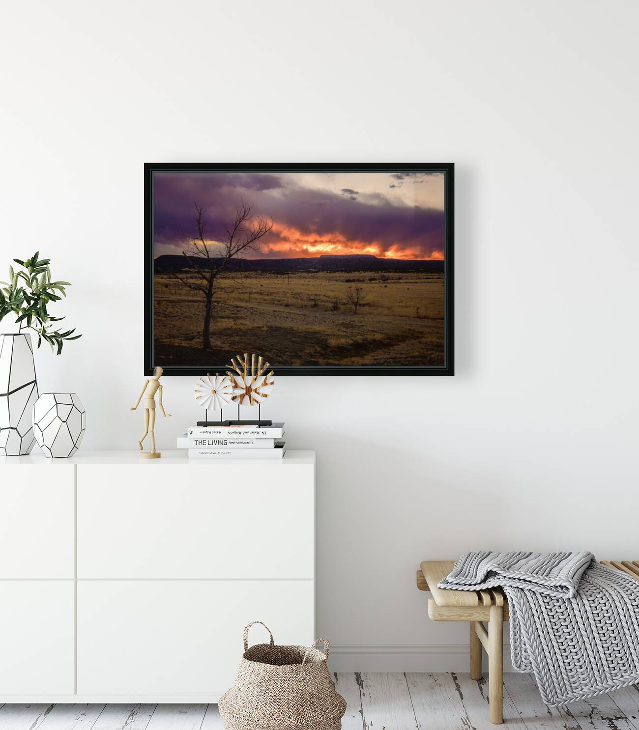 Heavens Blaze: Sunset Symphony in Cold Beer New Mexico Reproduction