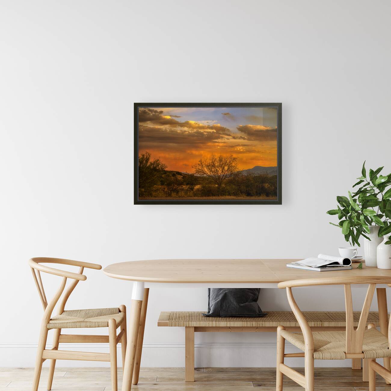 Burning Sky Over Silent Shadows Reproduction