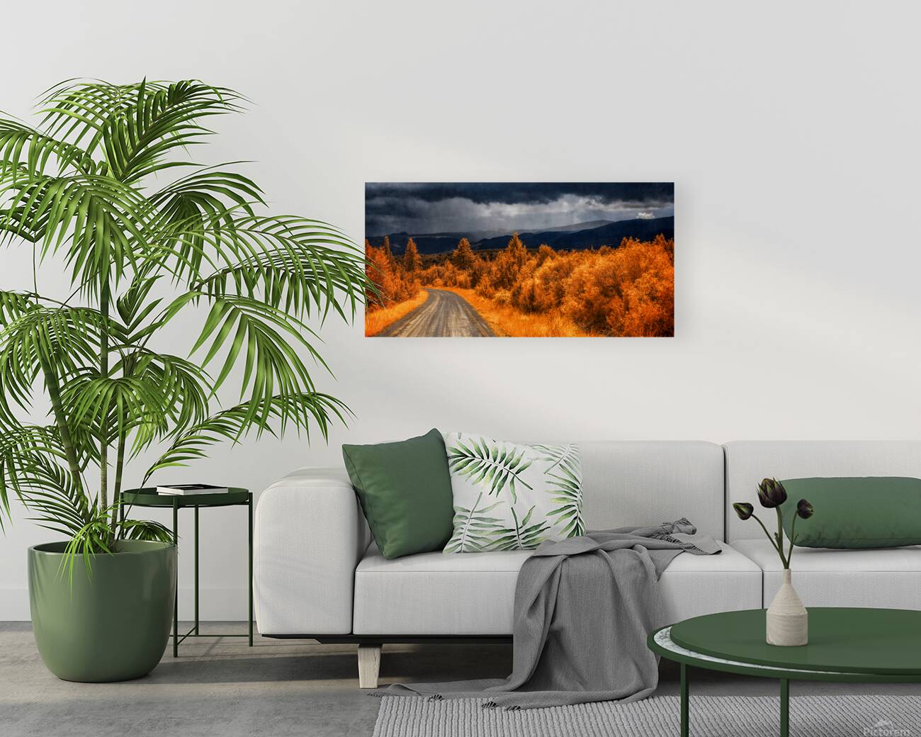 Epic Descent: Montanas Infrared Mountain Road Reproduction