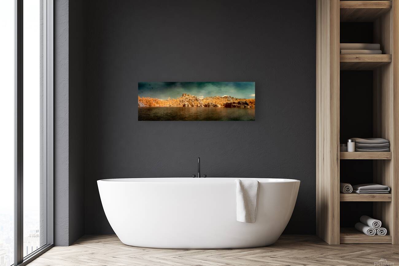 Sylvan Serenity: A Panoramic Odyssey at Custer State Park South Reproduction