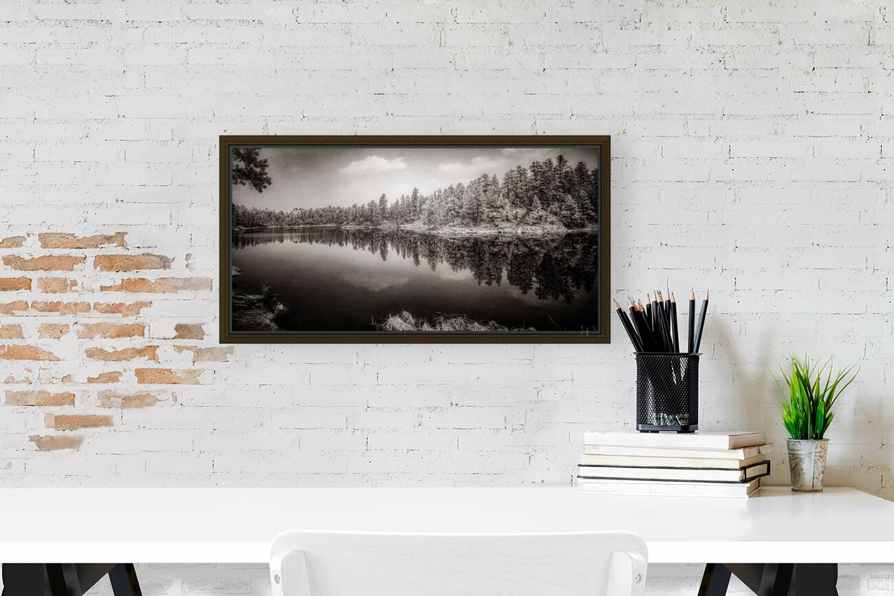 Mystical Waters: Infrared Dream at Bismarck Lake Reproduction