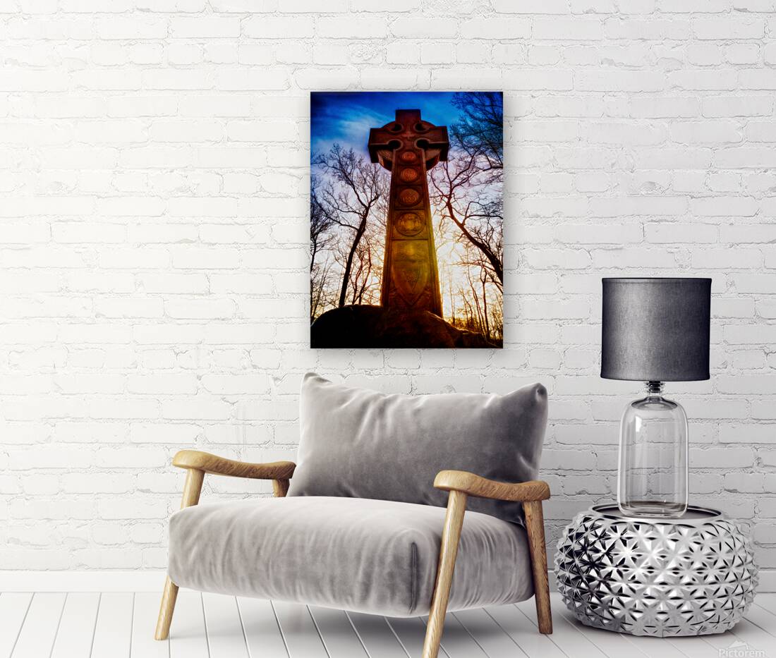 Majestic Celtic Cross: A Symbol of Serenity and Tradition Reproduction