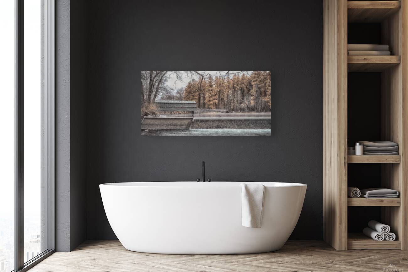 Ethereal Tranquility: Exploring Gettysburgs Bridge of Tranquilit Reproduction