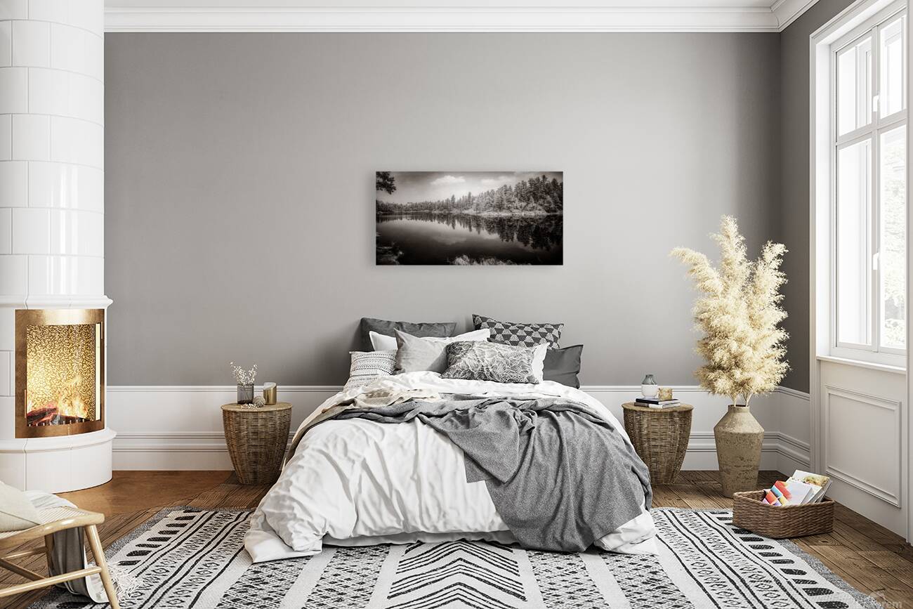 Mystical Waters: Infrared Dream at Bismarck Lake Reproduction