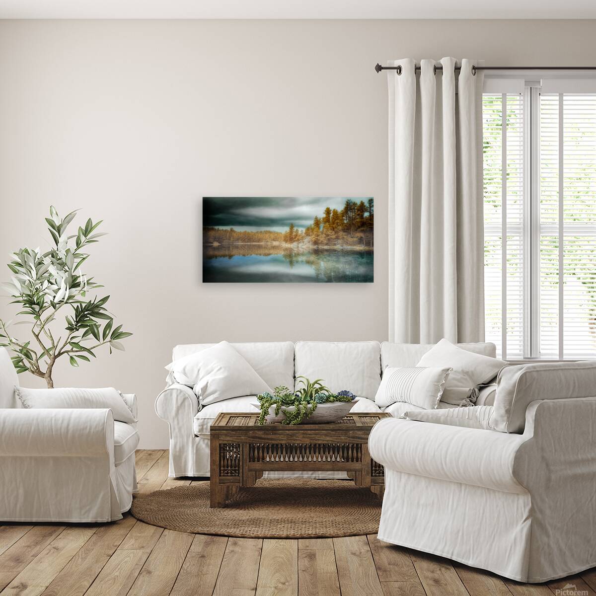 Infrared Tranquility: Capturing the Essence of Bismarck Lake Reproduction