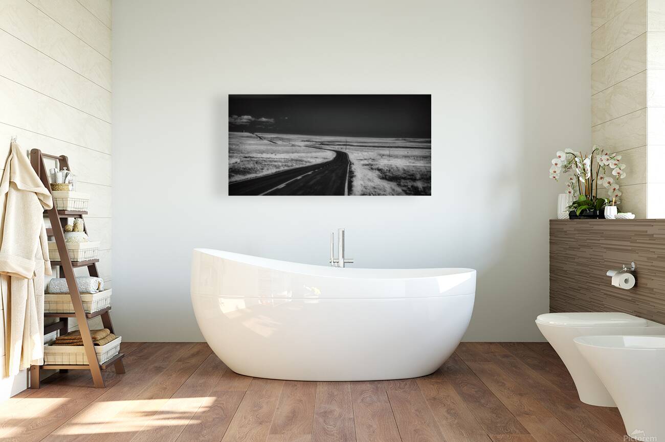 Long Black Road Reproduction