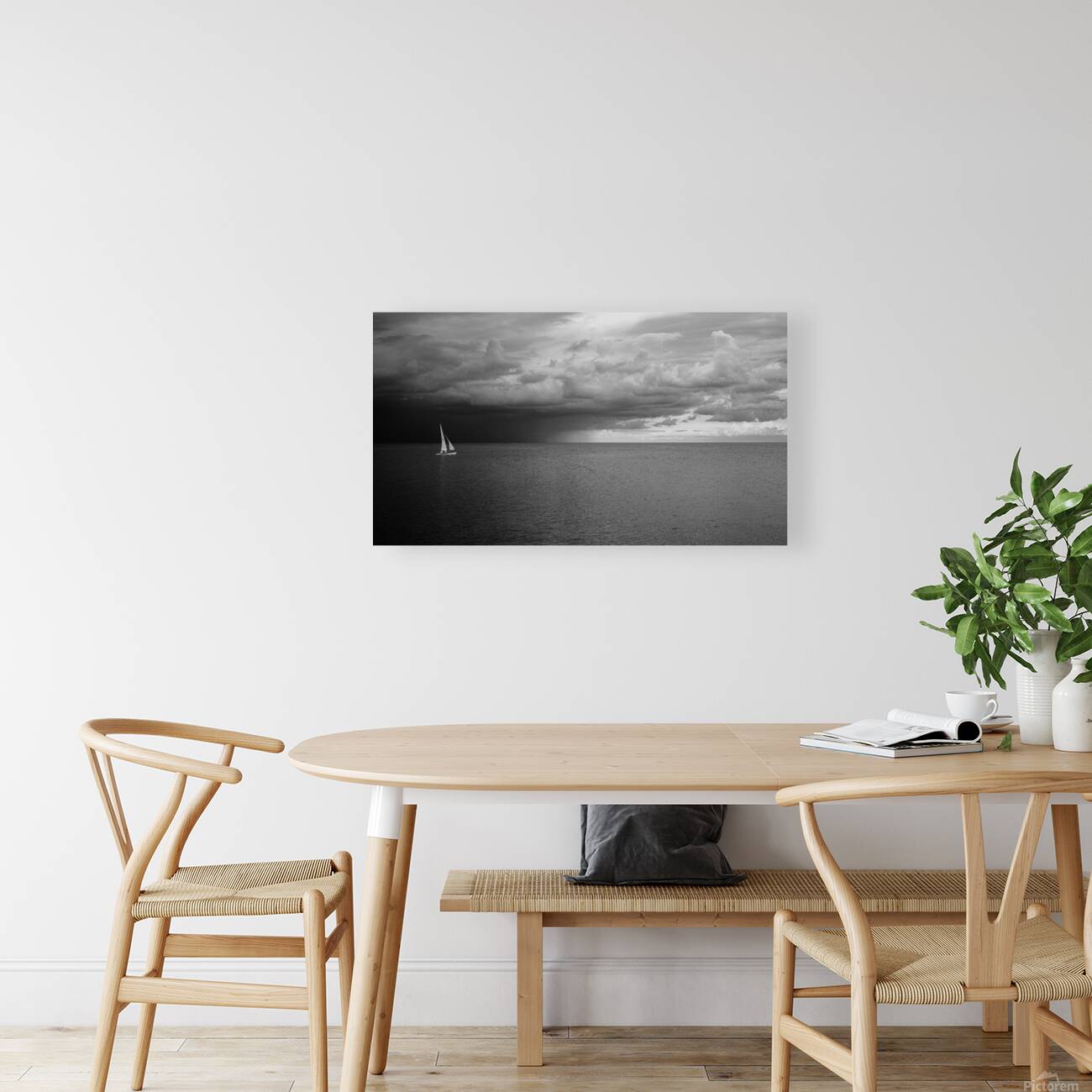 Sailing Beyond the Storms Embrace Reproduction