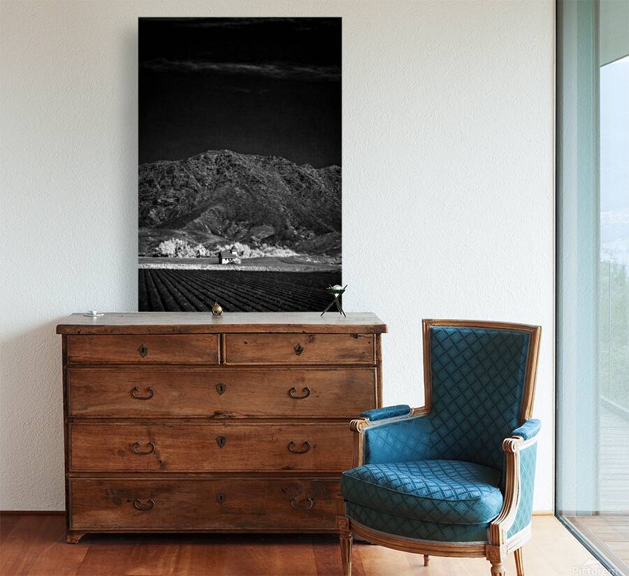 Church in Desert Tapestry Reproduction