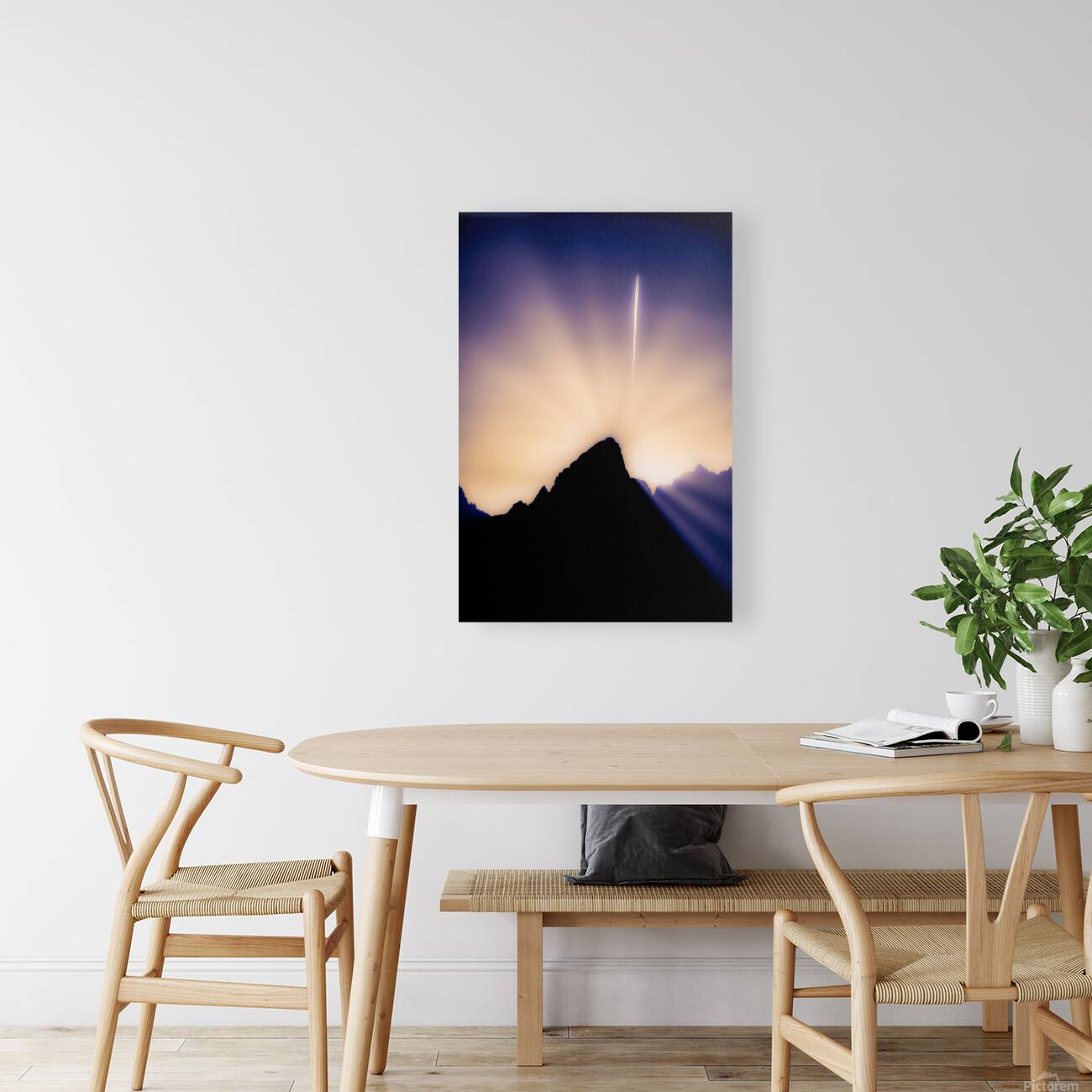 Divine Summit   Grand Teton Sunset Reproduction