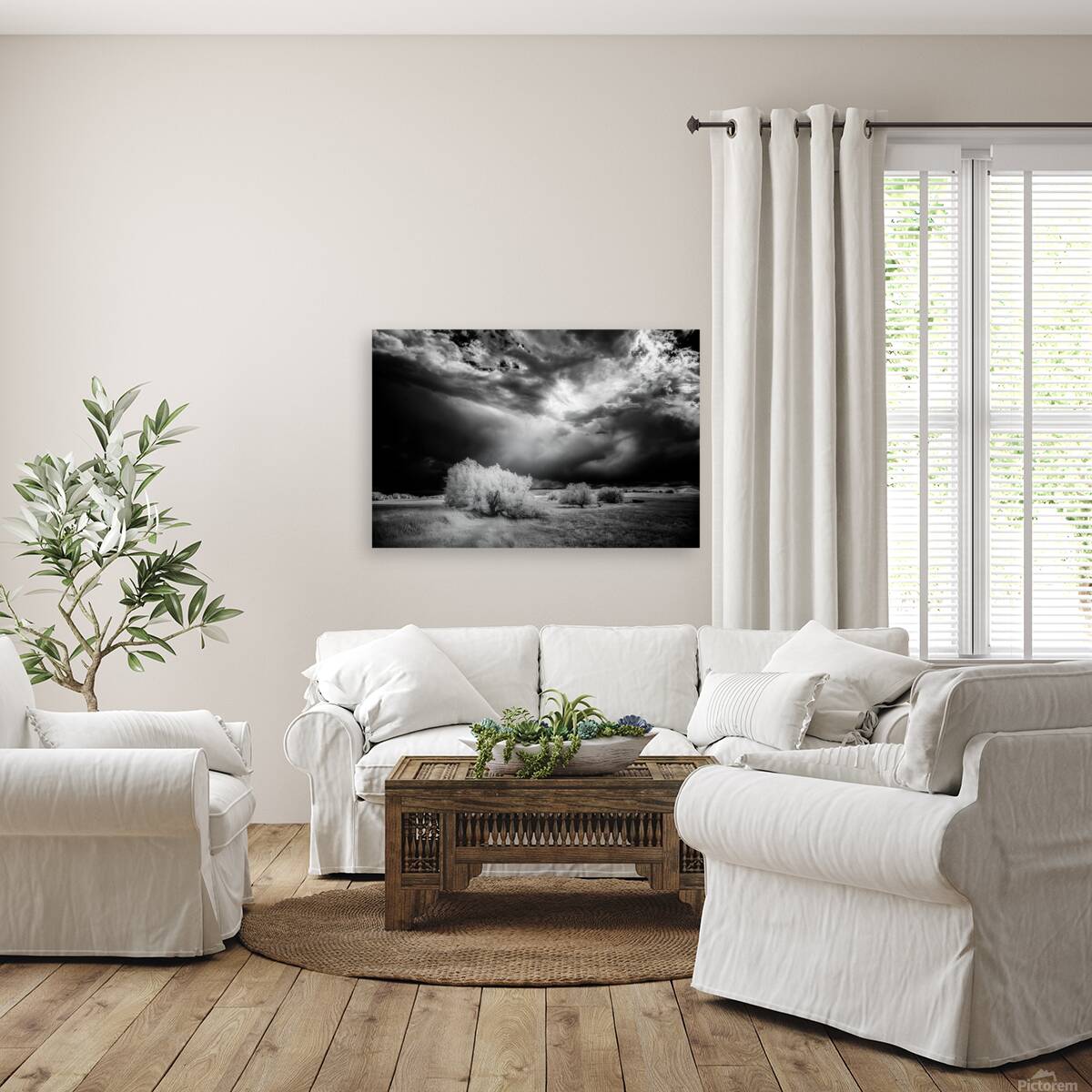 Divine Light   Wyoming Storm Theater Reproduction