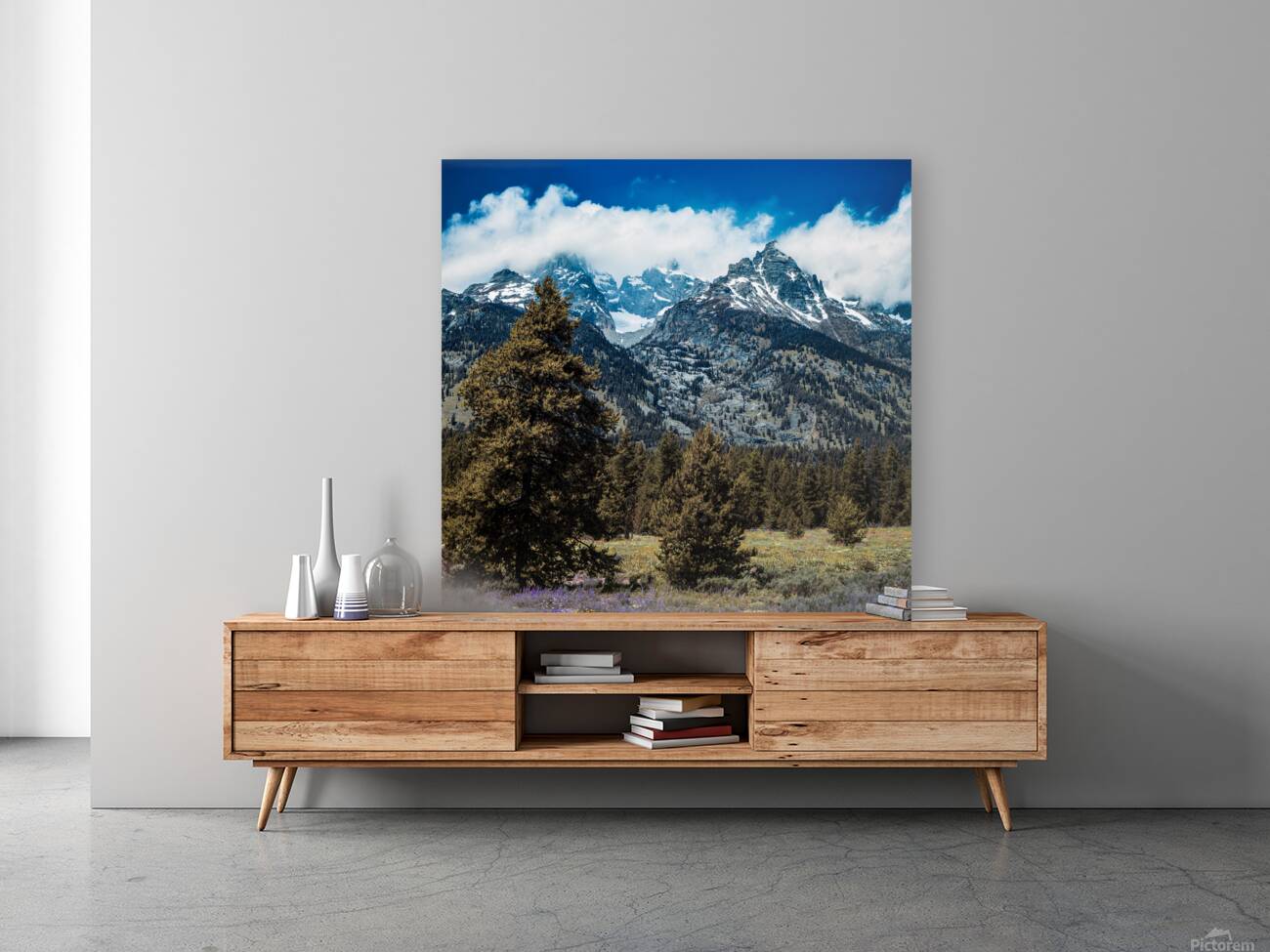 Teton Grandeur   Mountain Cathedra Reproduction
