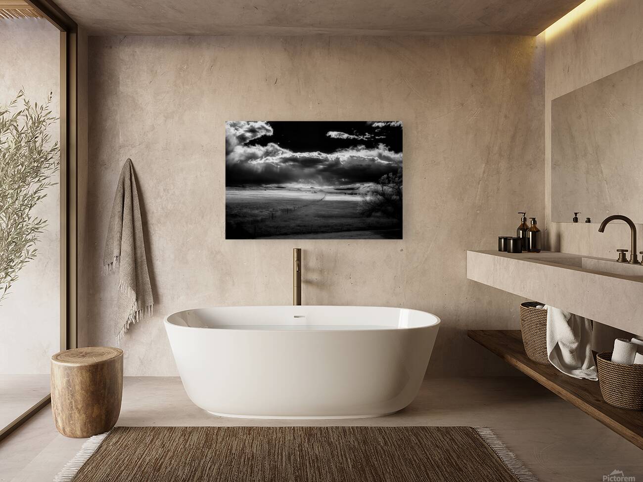 Endless Fenceline   Wyoming Dreams Reproduction