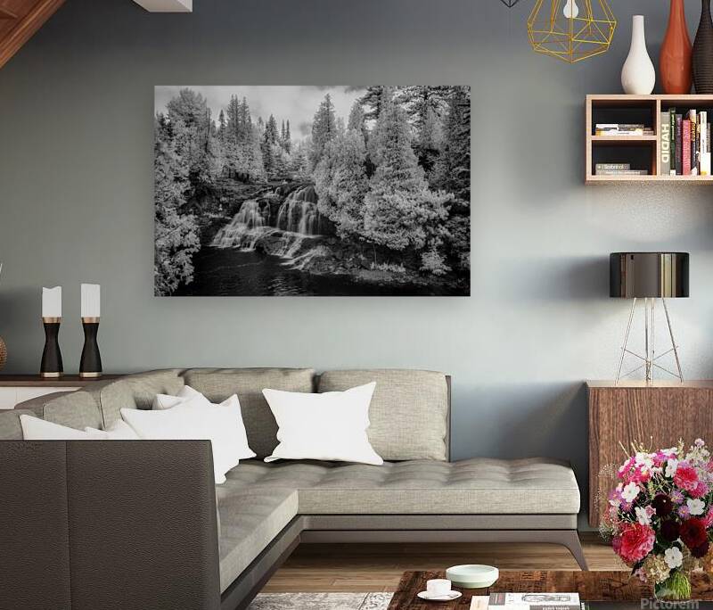 Silver Cascades of the North Woods Reproduction