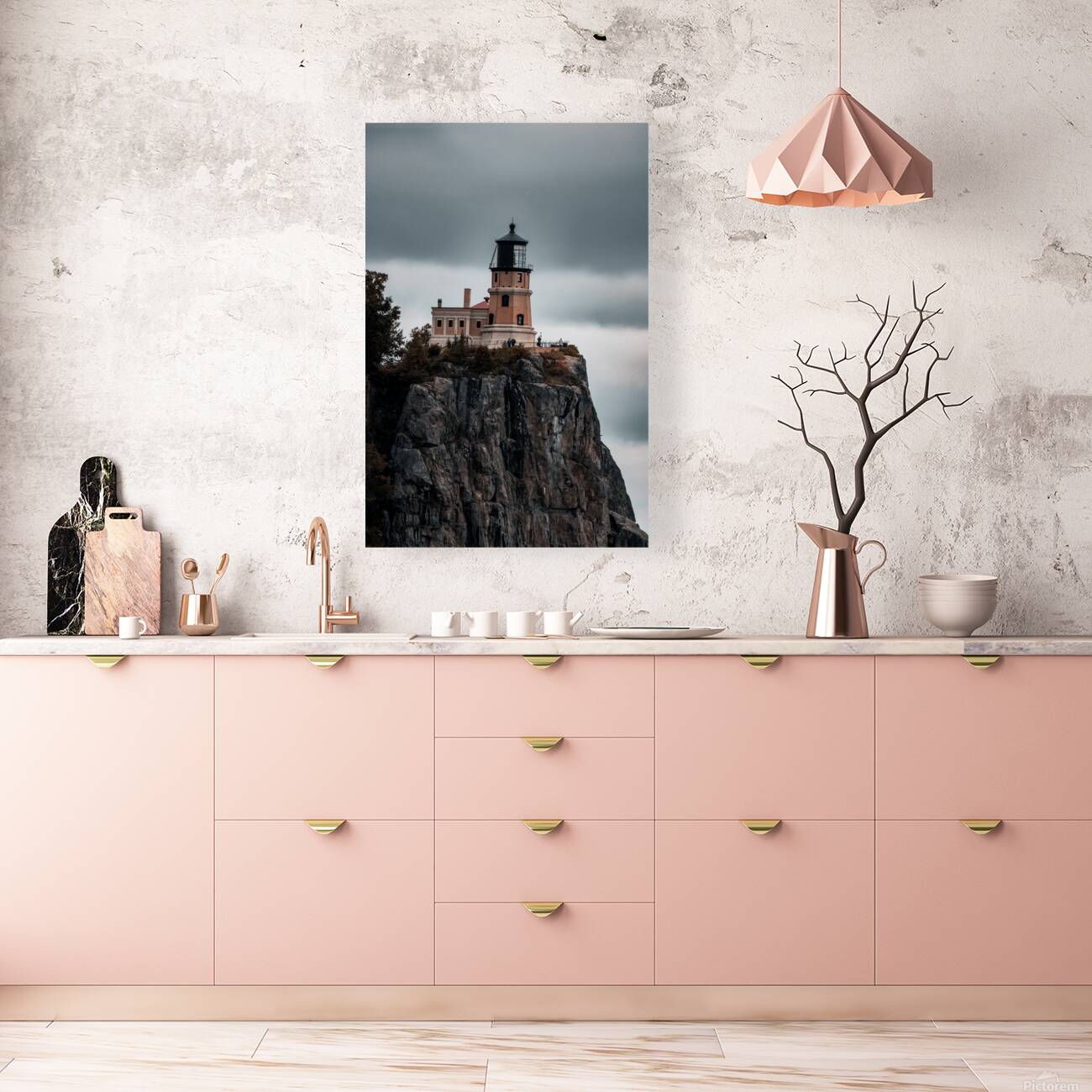 Timeless Sentinel of the North Shore Reproduction