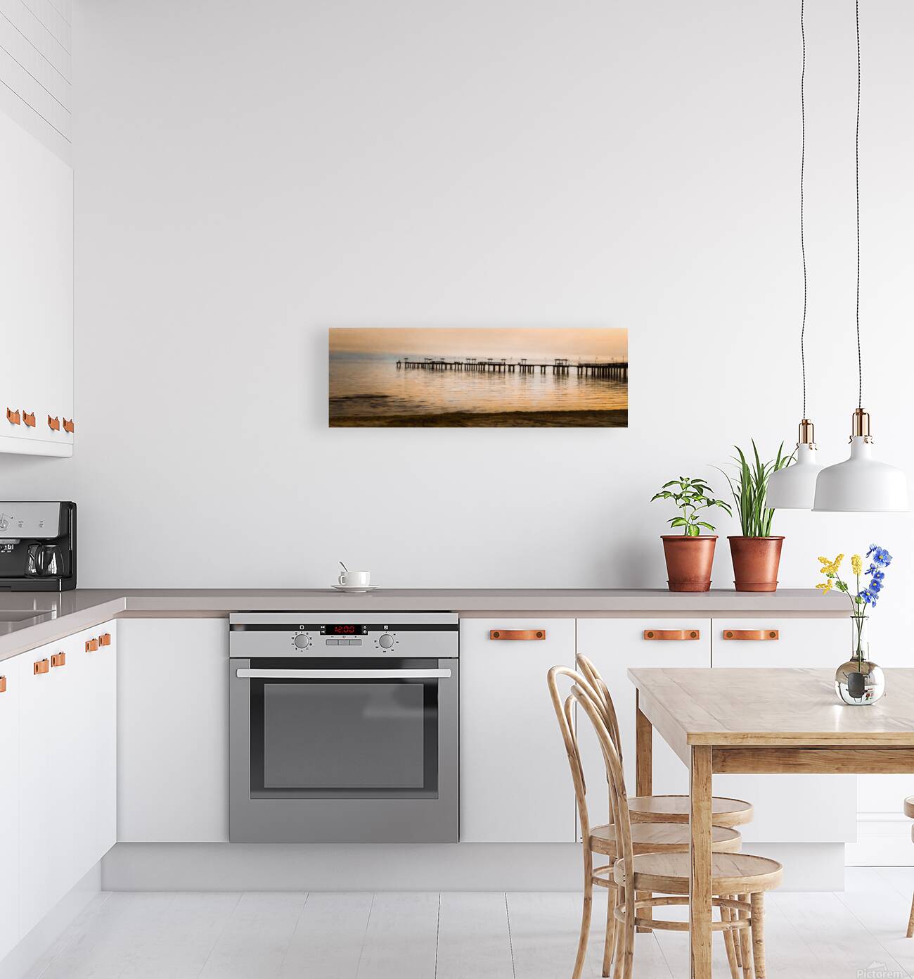 The Pier That Reaches for Yesterday Reproduction