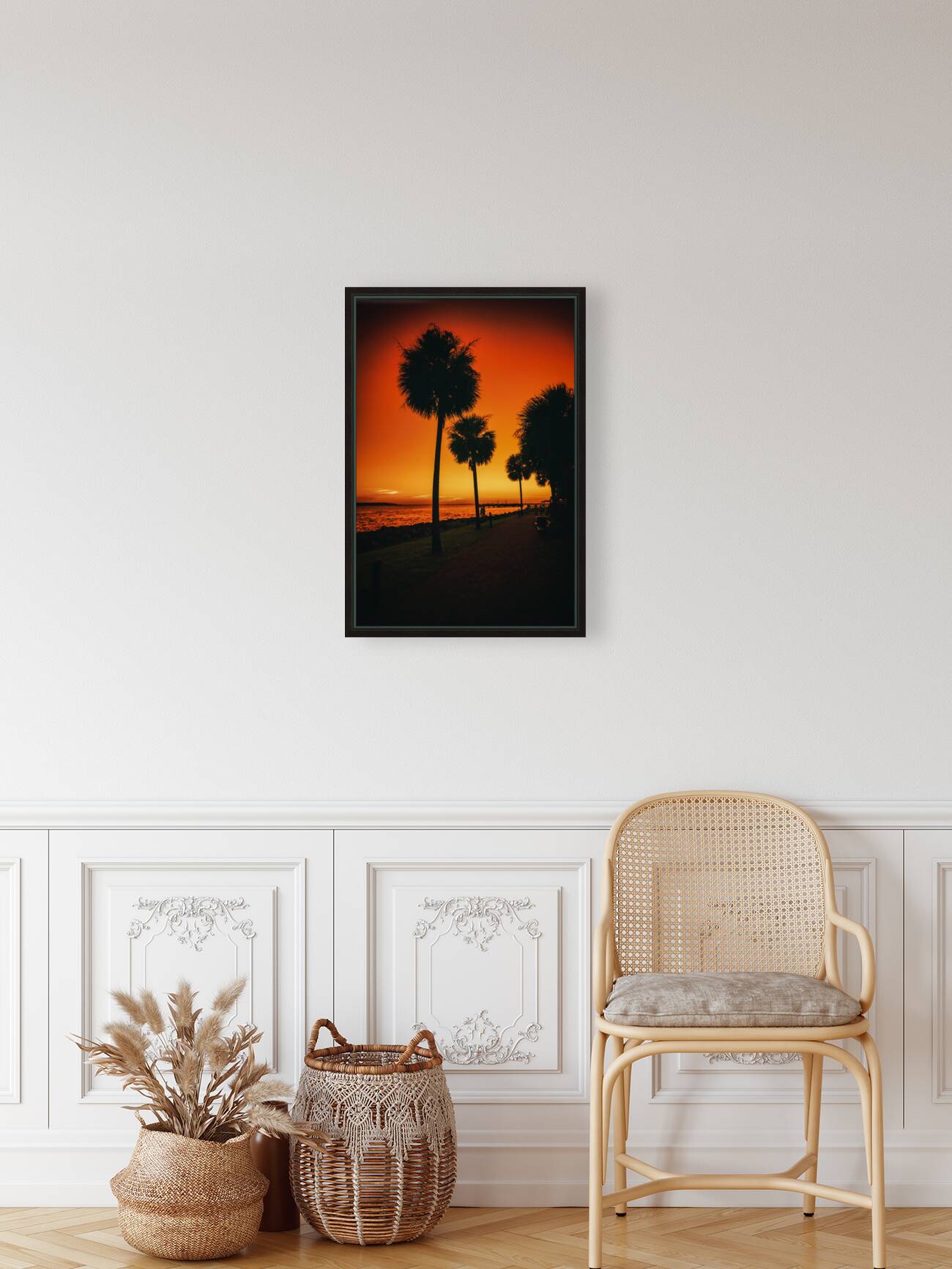 Sunset Stroll on Saint Simons Island Reproduction