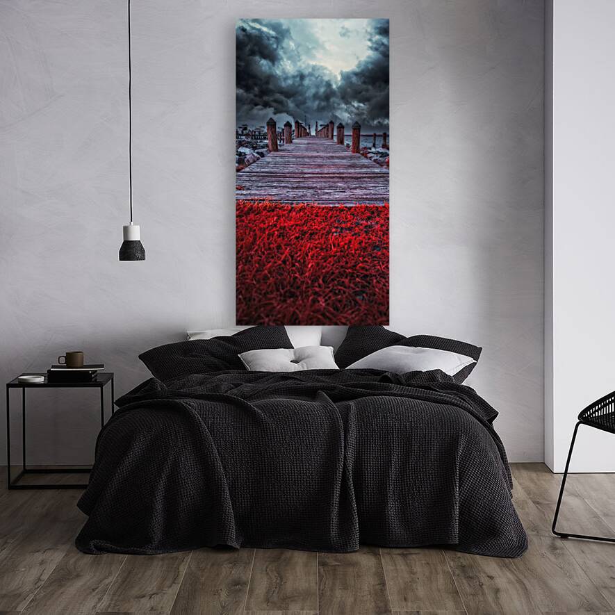 Storms Dance: A Memorable Infrared Moment on Brooms Island Maryland Reproduction