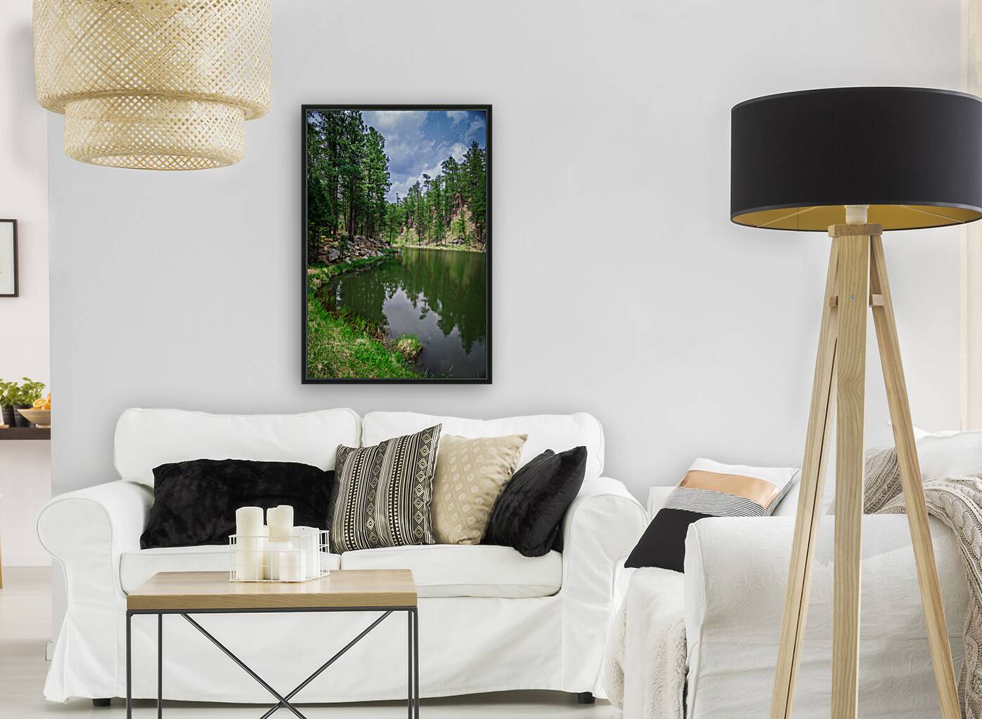 Whispers of Nature: Exploring Grace Coolidge Lakes Serenade of Silence Reproduction