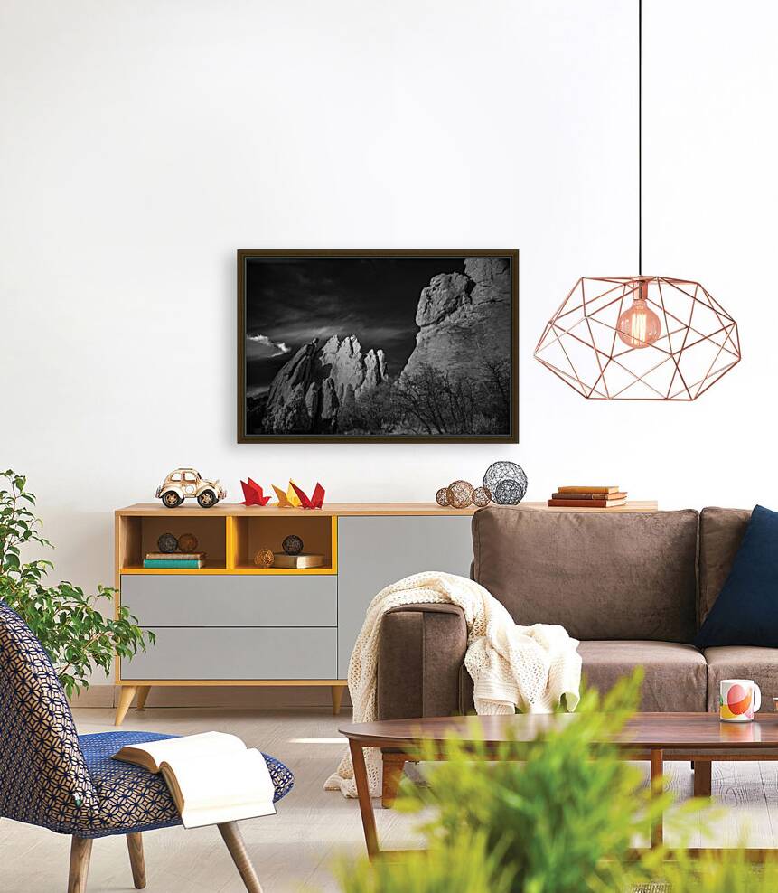 Lighted Rock Peak Reproduction