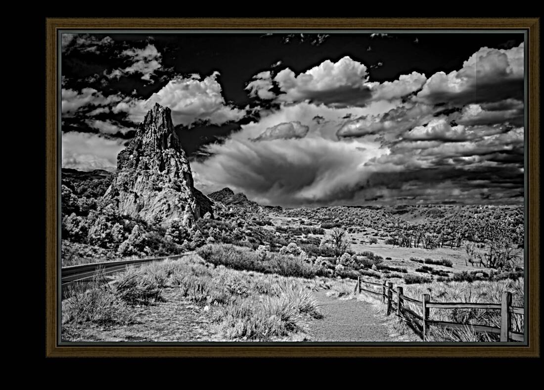 Trail to Majesty: A Stormy Garden Walk Reproduction