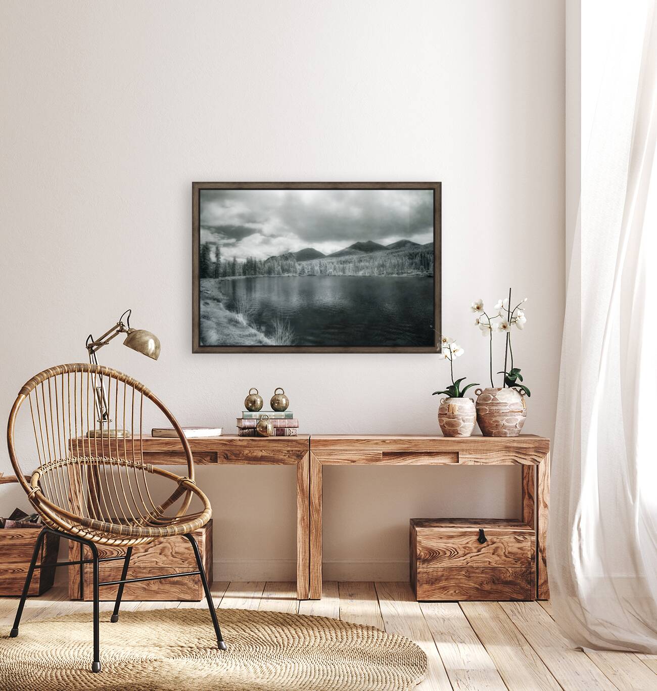 Misty Shores of Solitude: Sprague Lake Reproduction