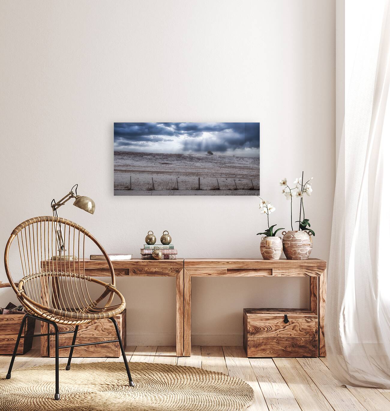 Winters Solitude in Colorado Reproduction