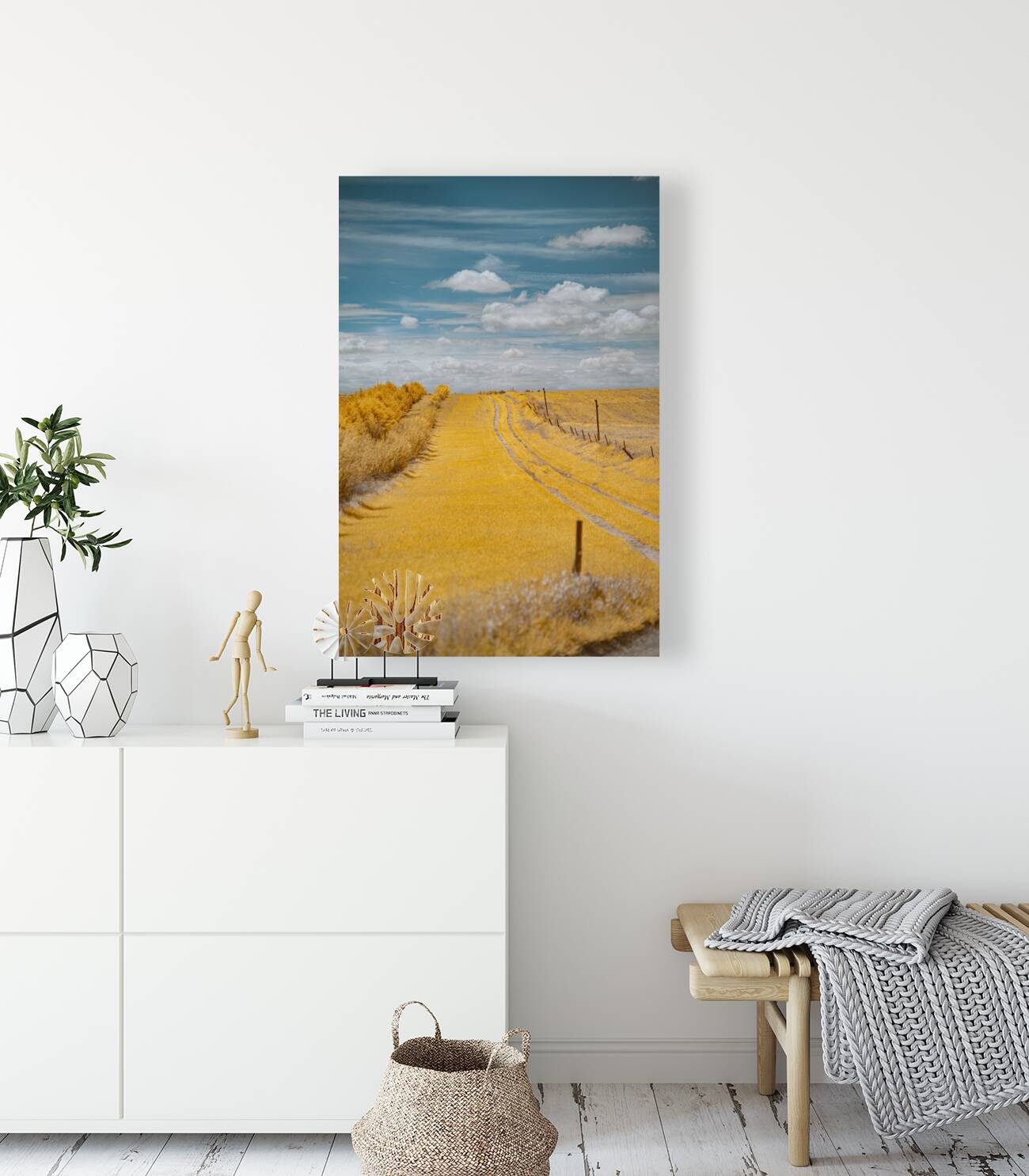 Nebraska Farm Lane - 3 Reproduction