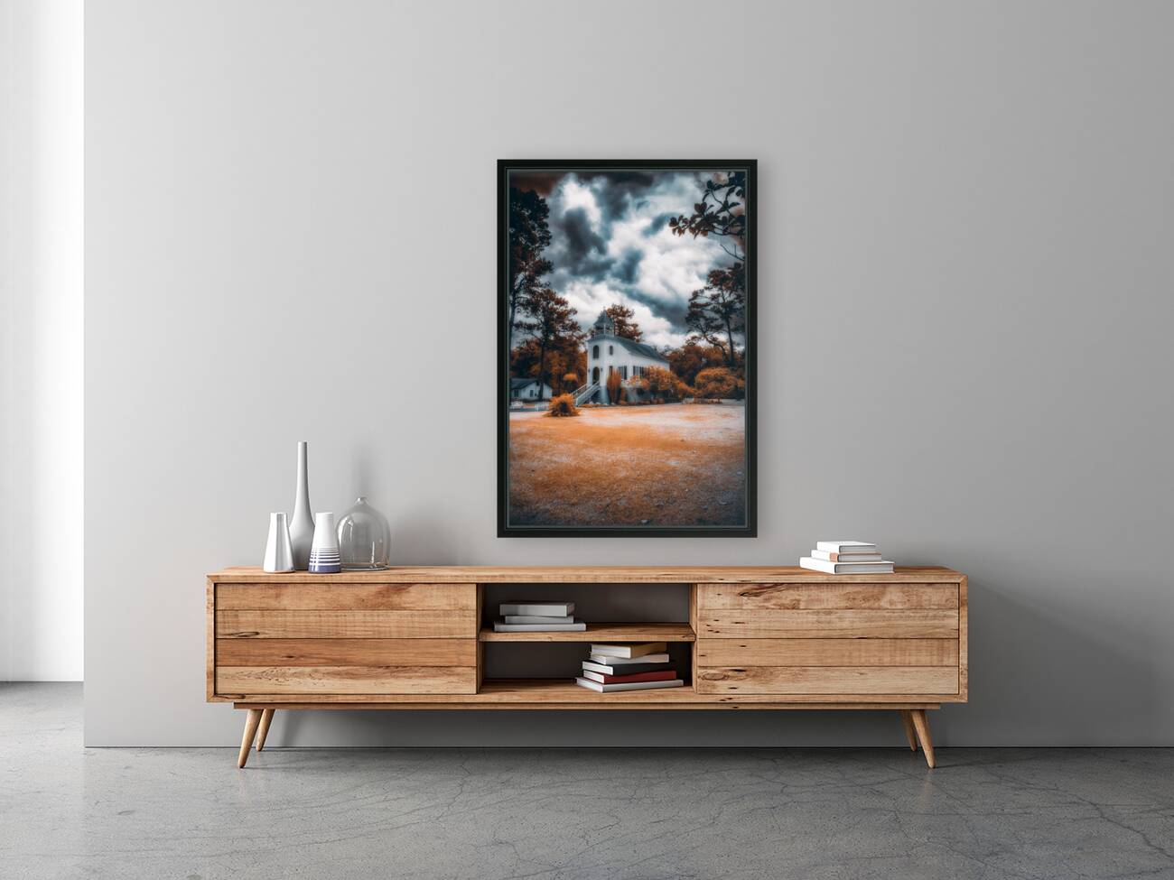 Spiritual Splendor: A Journey Through Time with Stormy Prayer Reproduction