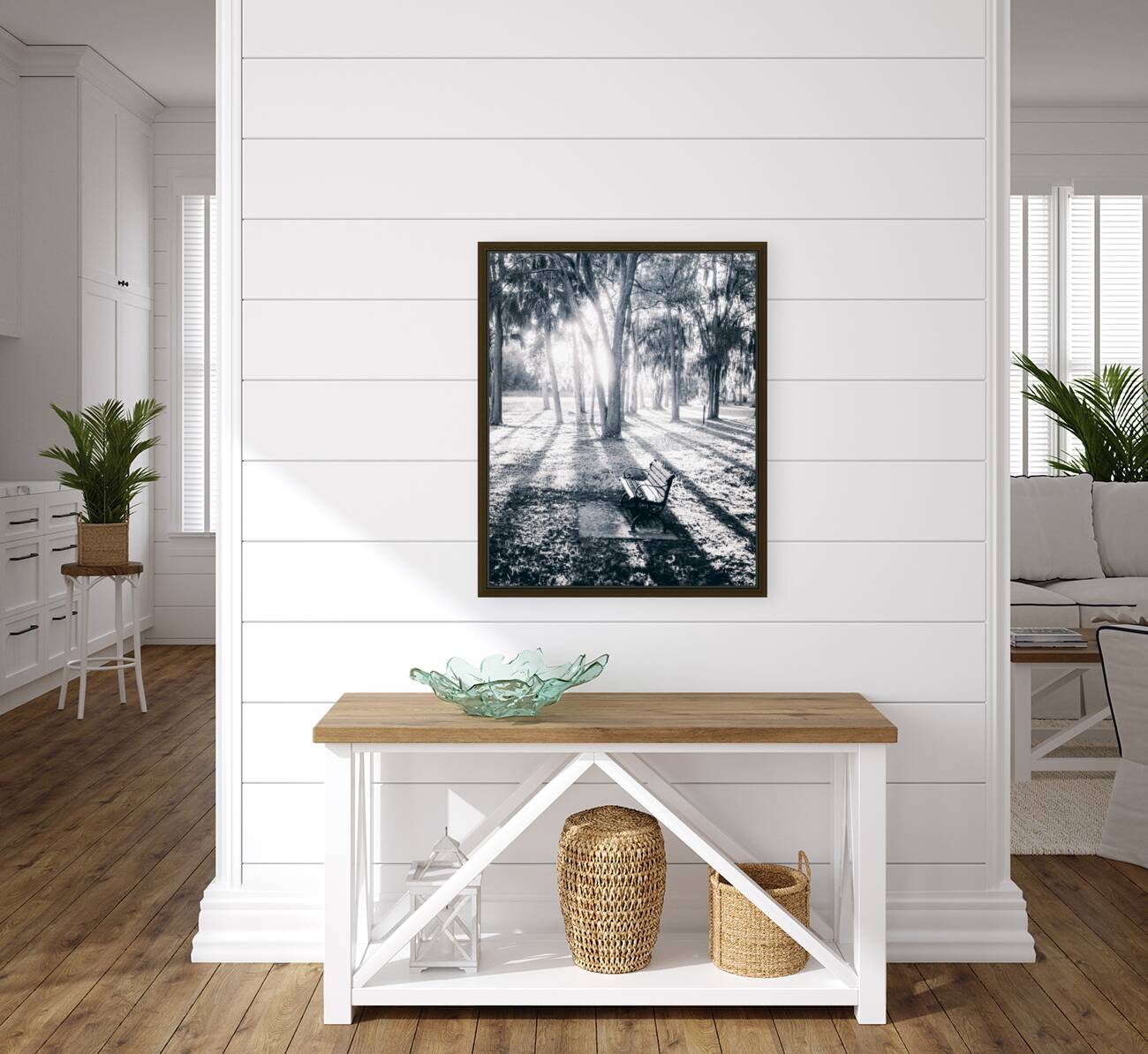 Lighted Bench Reproduction