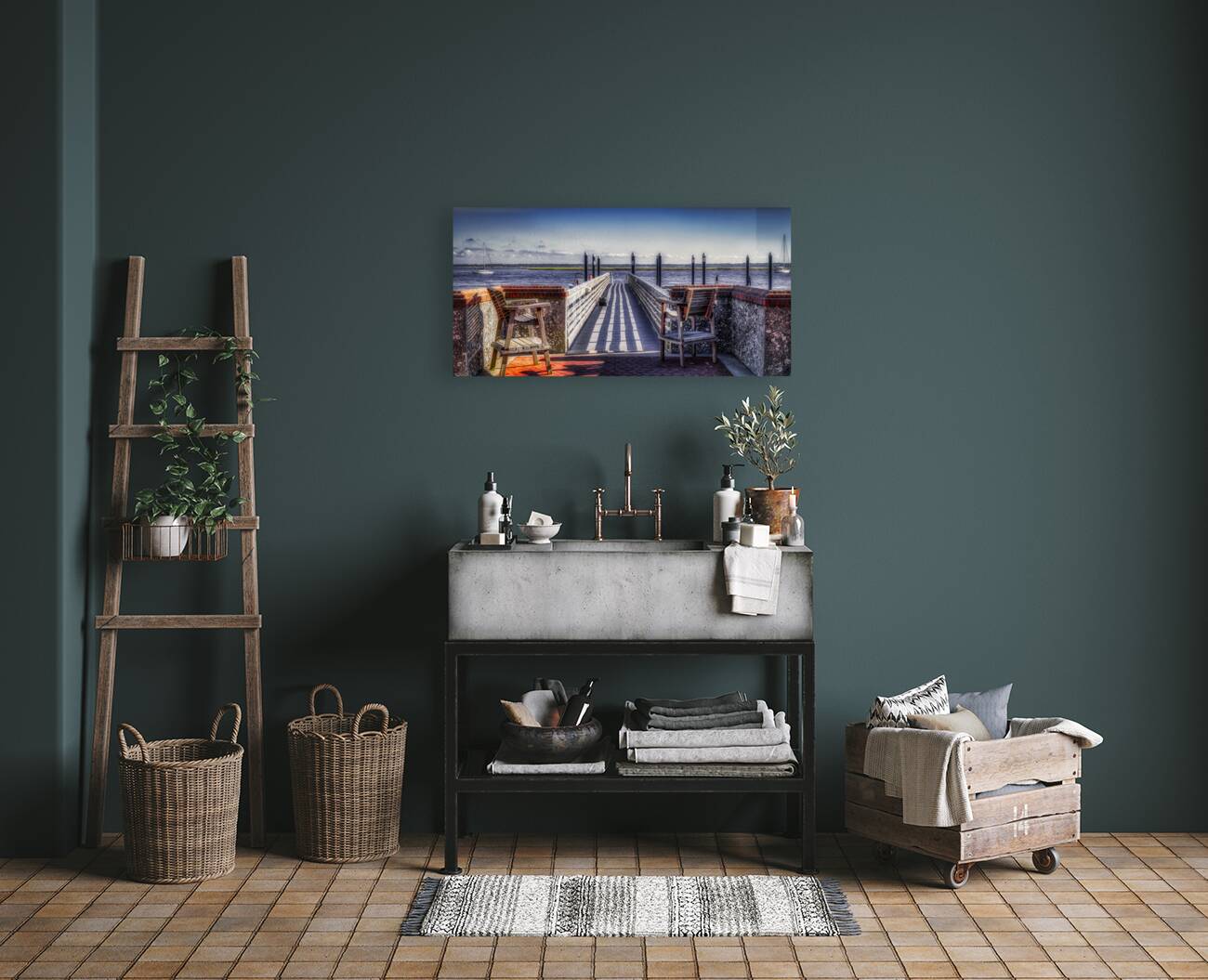 Seaside Stillness Reproduction