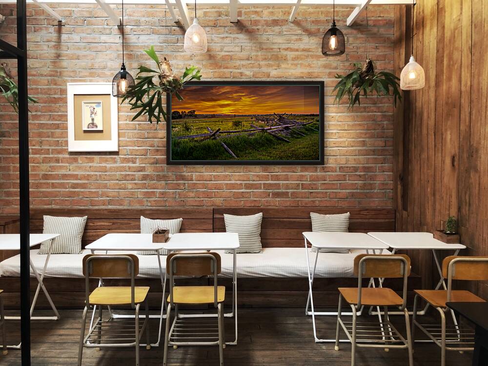 Fenceline Sunset Reproduction