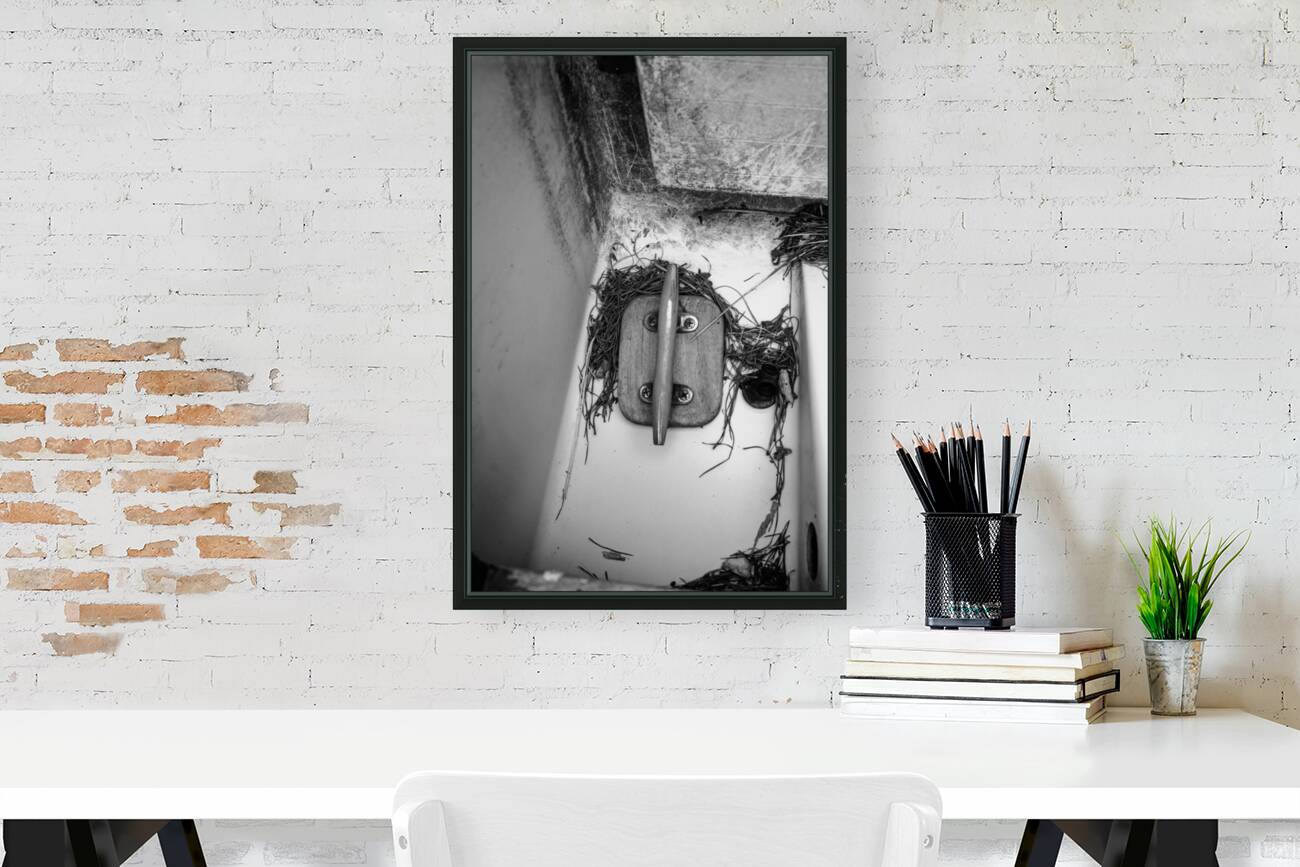 Monochrome Marine: Exploring Boat Details Reproduction