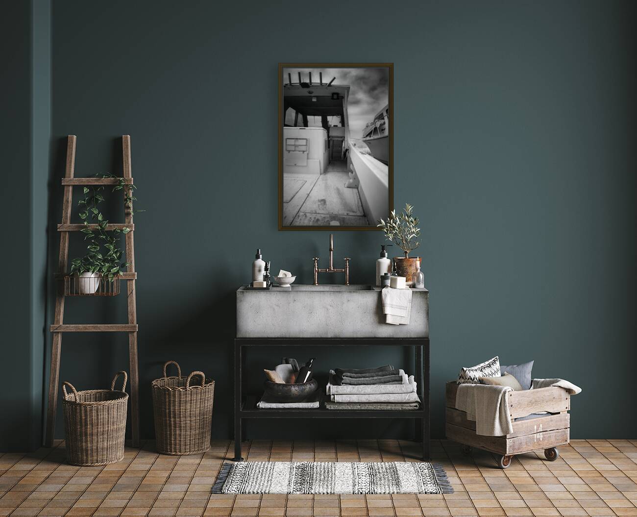 Monochromatic Maritime: Detailing A Weathered Boat Reproduction