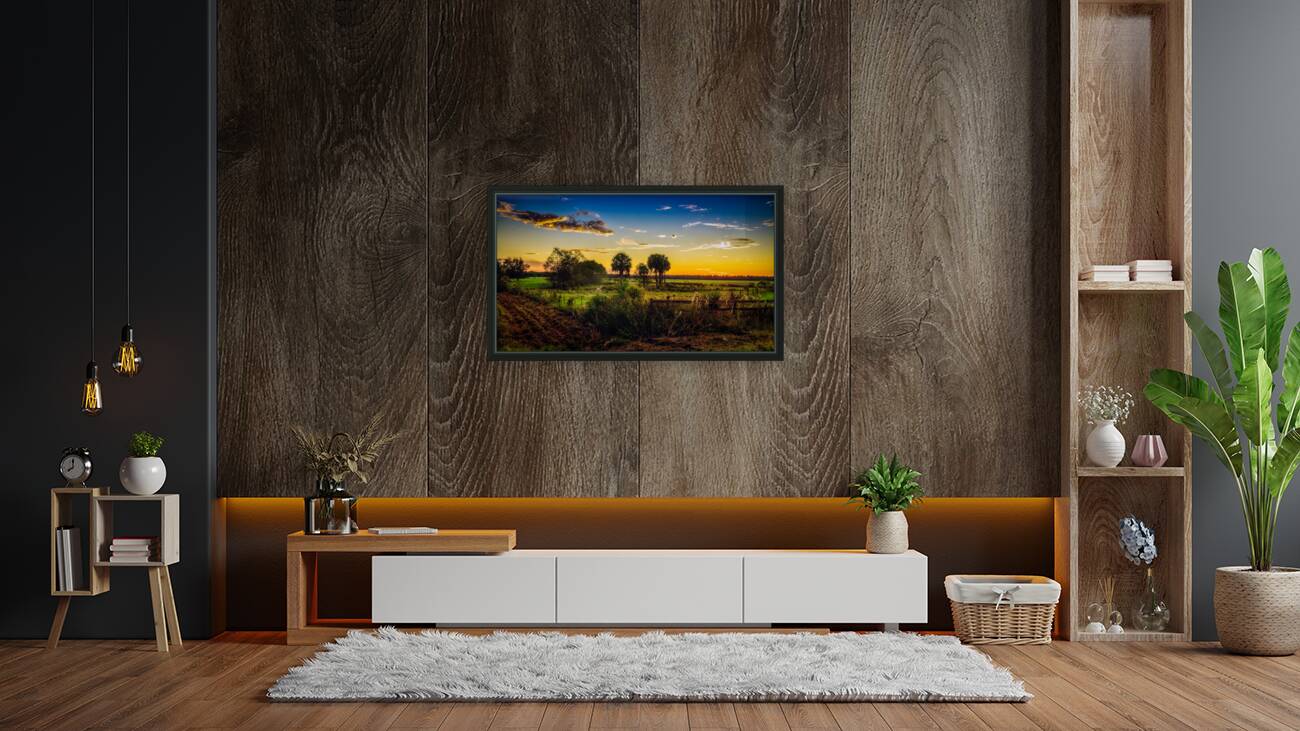 Rural Florida Sunset Reproduction