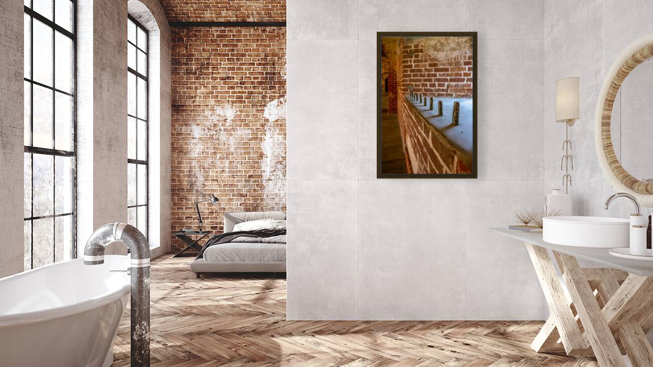 Forgotten Fortitude: Weathered Bars in Fort Macon Reproduction