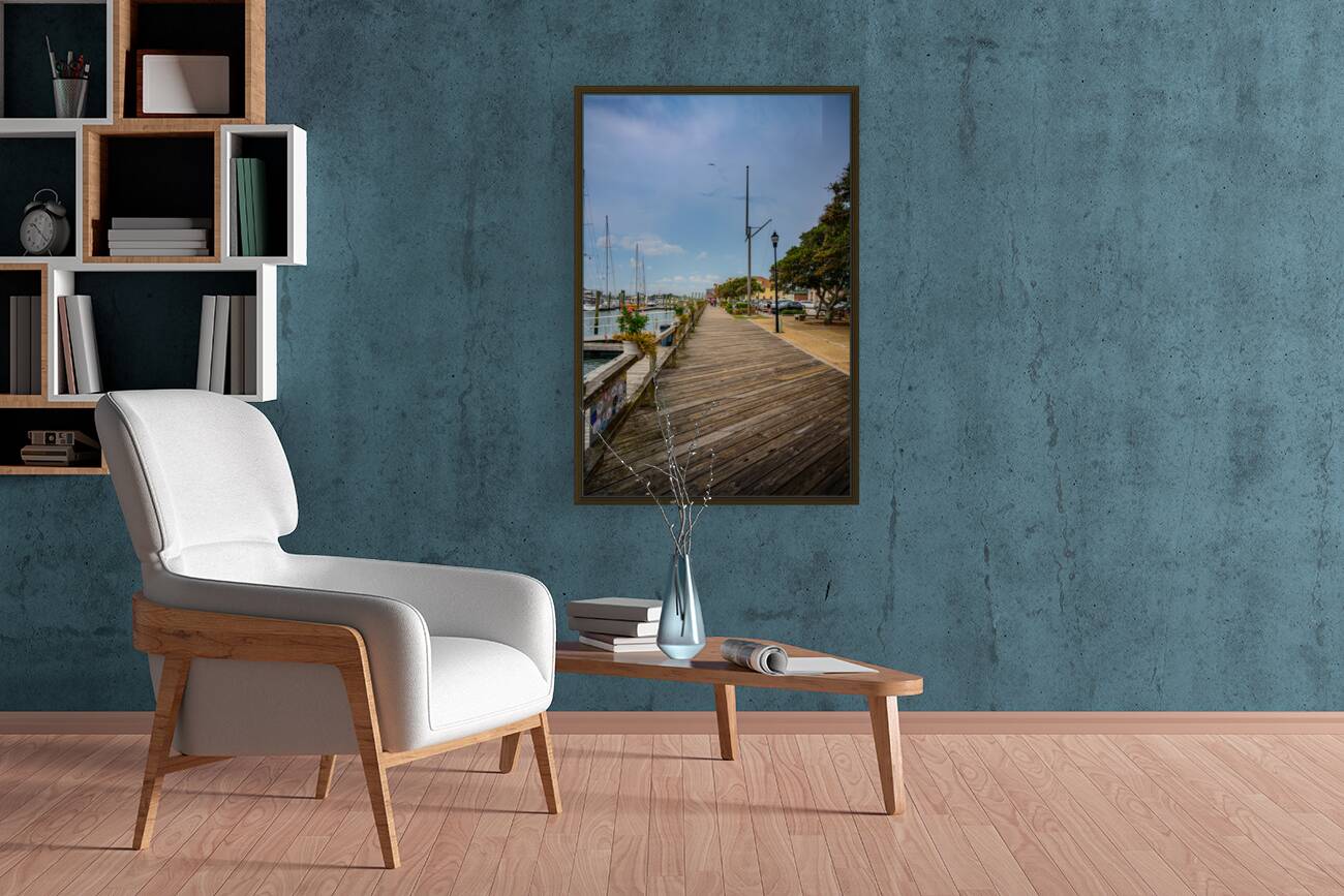 Capturing Moments: The Enchanting Boardwalk Series in Beaufort North Carolina Reproduction