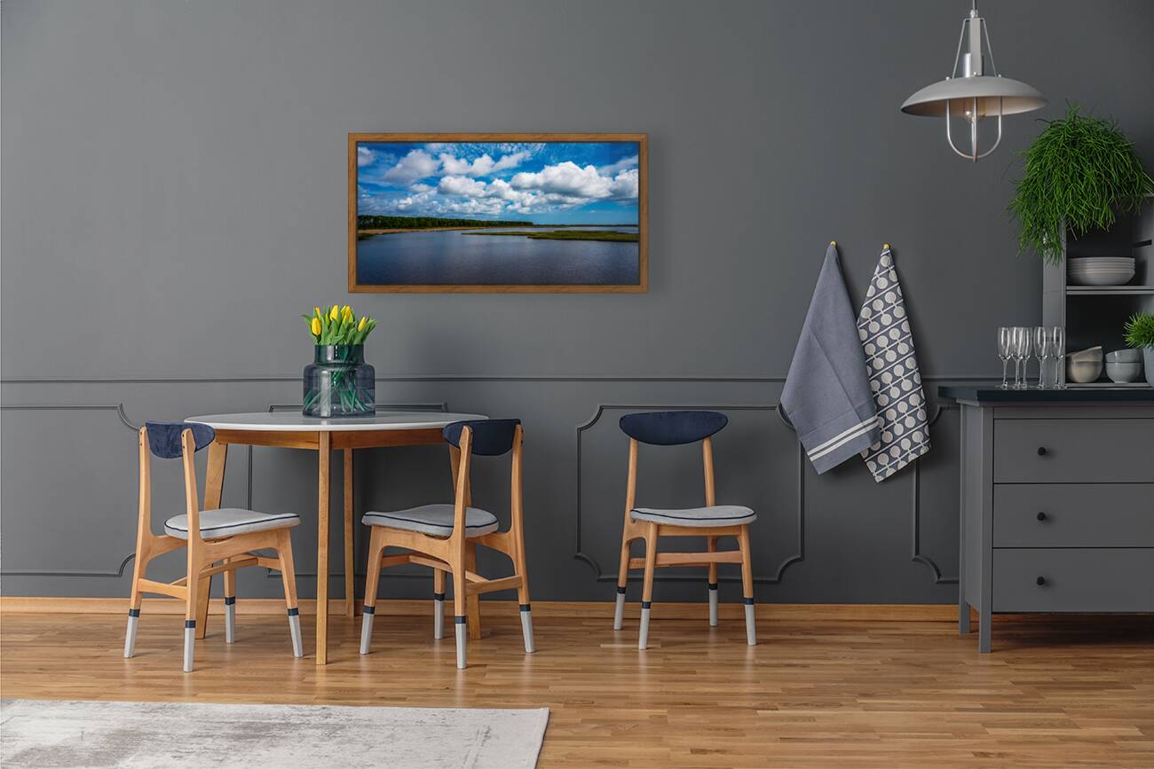 Marshland Tranquility: A Glimpse into Bodie Islands Outer Banks Beauty Reproduction