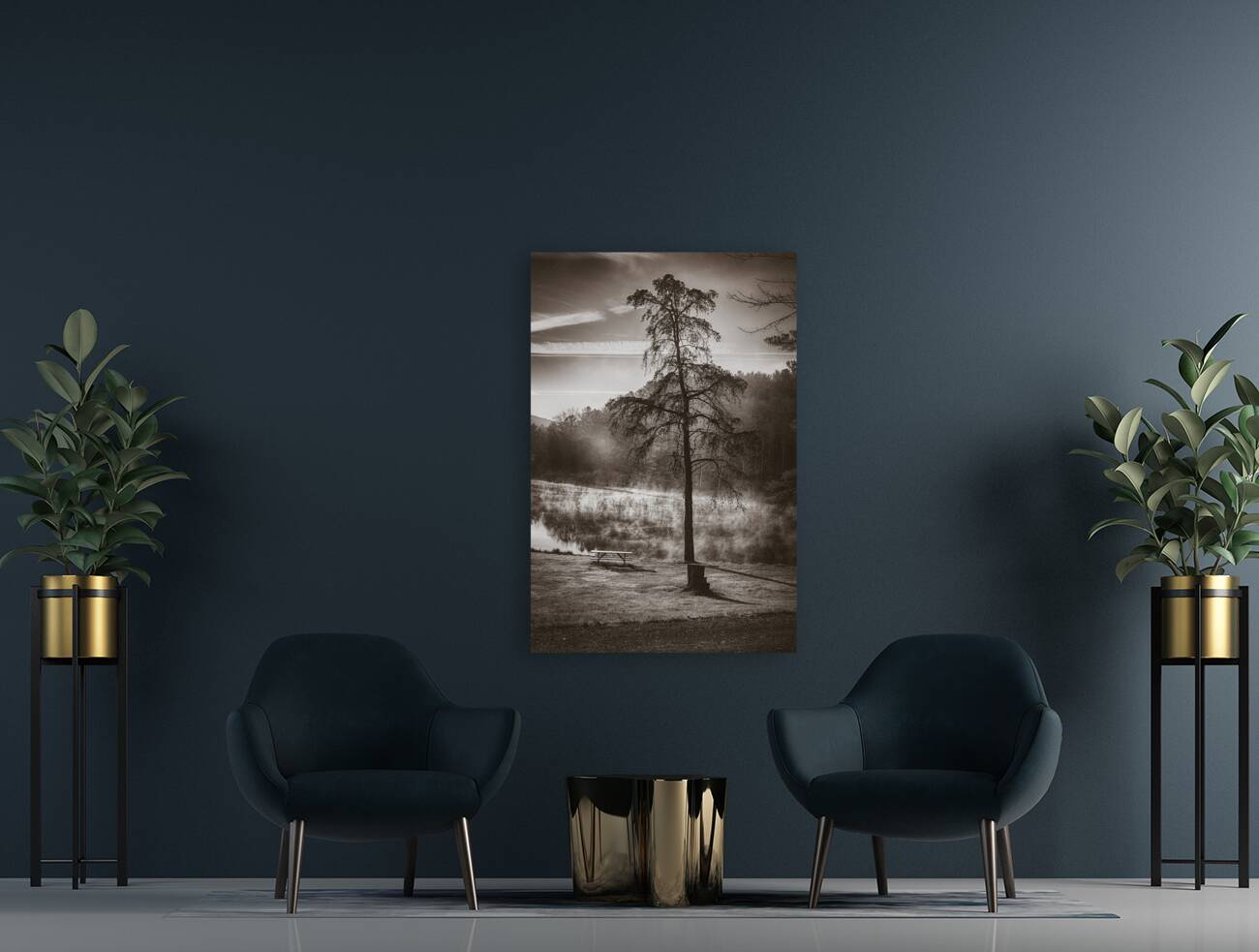 Odd Pair Sepia Reproduction