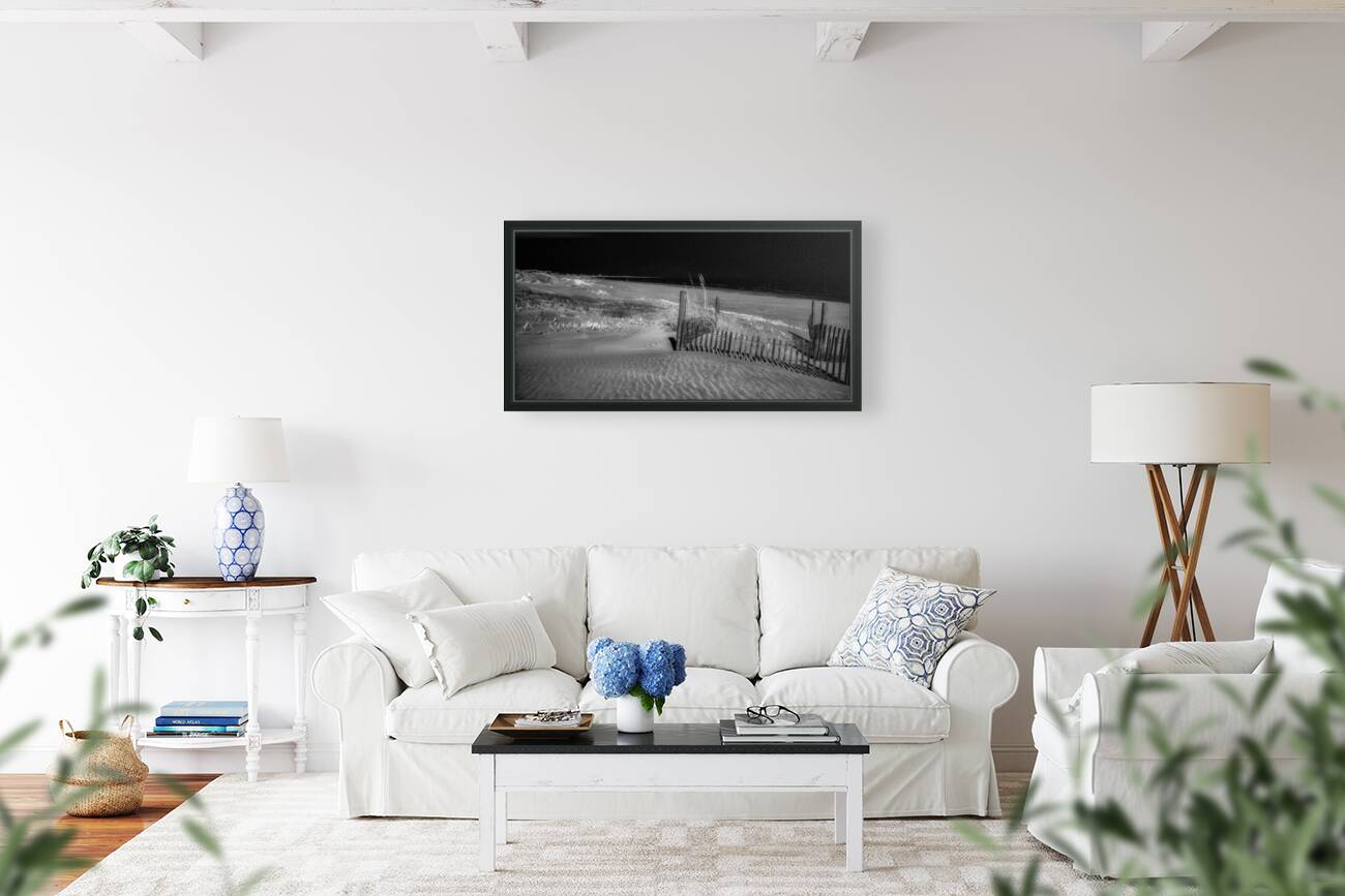 Fence Watching the Ocean Reproduction