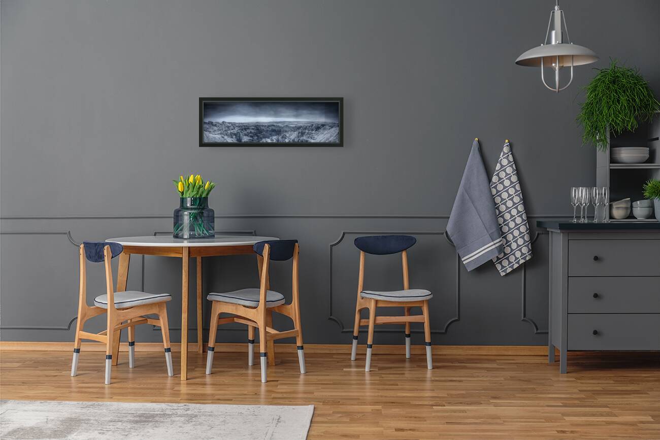 Azure Daydream Overview: Unveiling the Mystique of South Dakotas Badlands in Infrared Reproduction