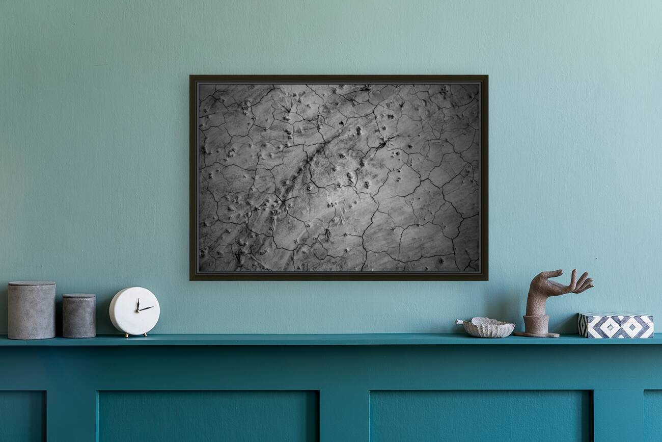 Deserted Elegance: Unearthing Natural Patterns in the Badlands Reproduction