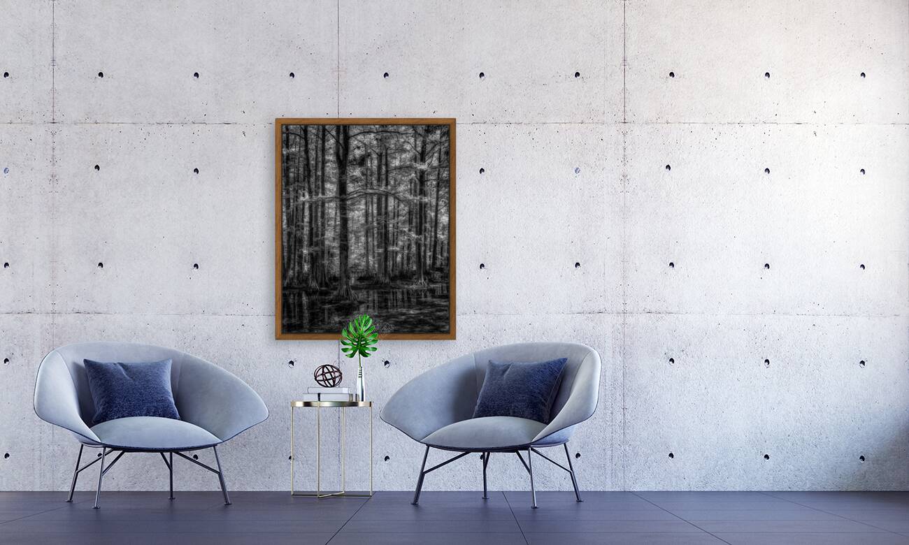 Cypress Whispers at Dawn Reproduction