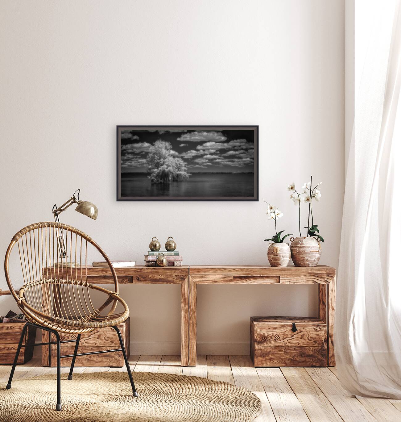 Exploring Serenity: Santee State Parks Cypress Oasis in Stunning Infrared Reproduction