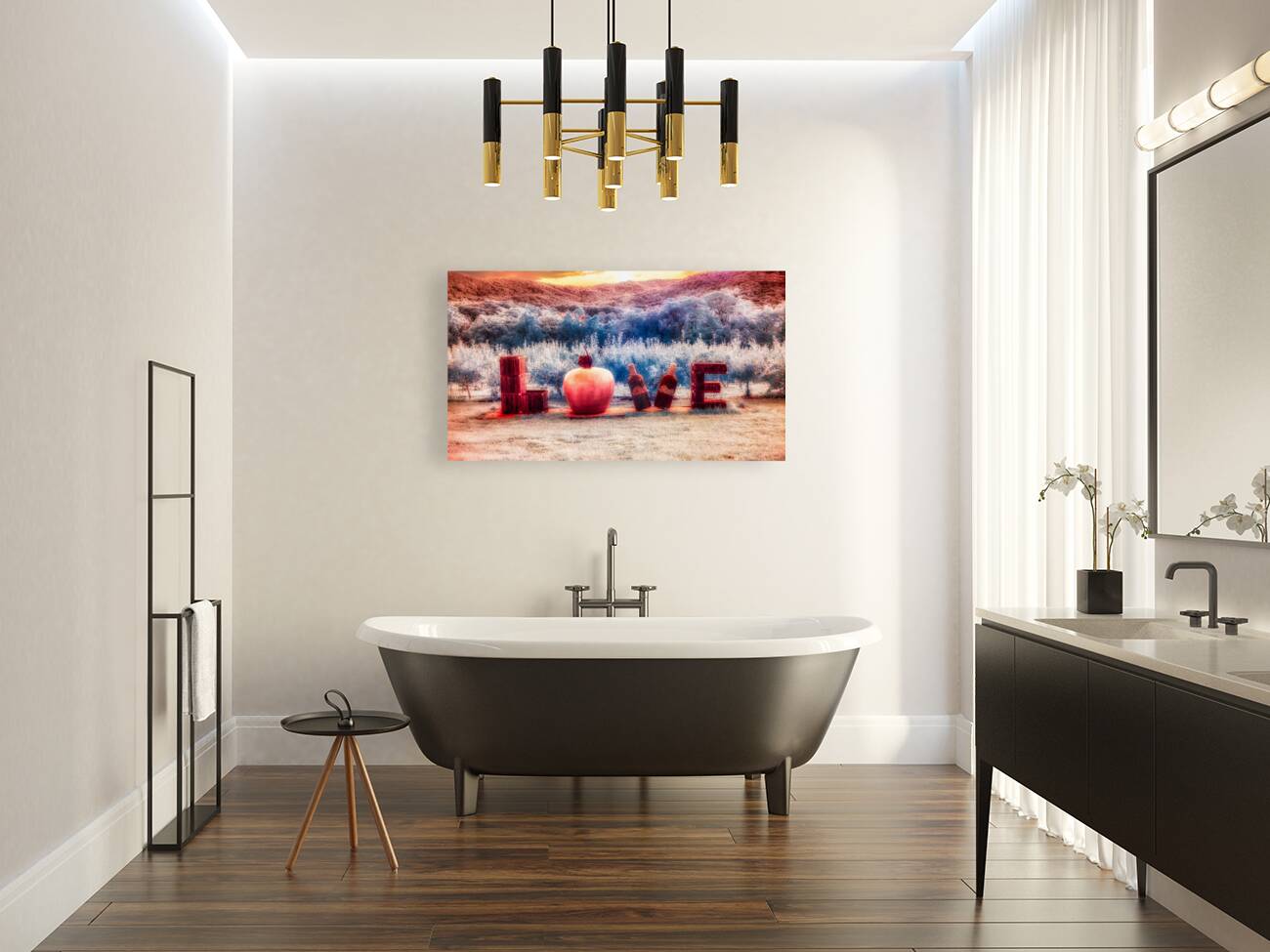 Fantasy Sculptural Oasis: Virginia Love Reproduction