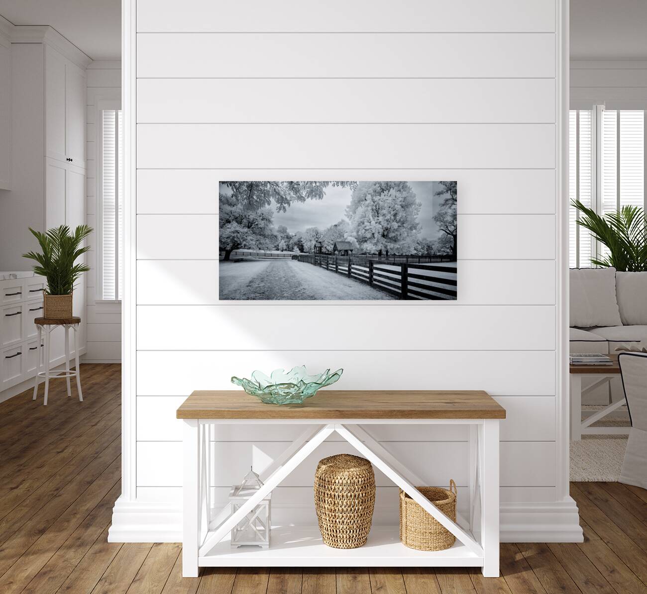 Whispers of Time: A Weathered Road Along Appomattox Courthouse Towns Fences Reproduction